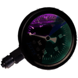 100 Bar Alttan Çıkışlı Yağlı Saat