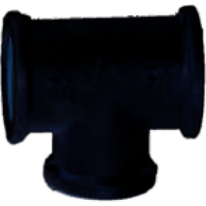 1/2-3 Tarafı Dişi T Pirinç Nipel